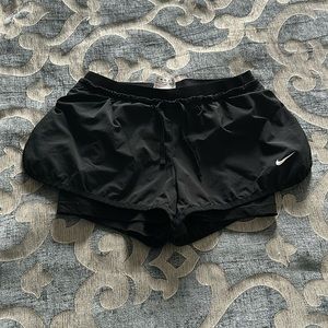 Nike shorts with built in spandex shorts